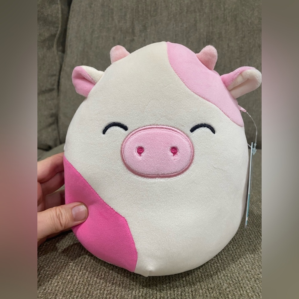 NWT Squishmallows Caedyn the cow